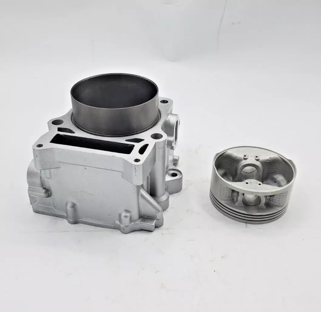 Kit de pistón de cilindro compatible con Yamaha Raptor 660R 686cc 2001-2005, Rhino 660 686cc 2004-2007, Grizzly 660 686cc YFM660 2002-2008, 102mm