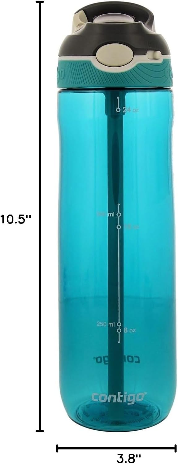 Contigo AUTOSPOUT Ashland Reusable Water Bottle, 24oz, Scuba - Image 6