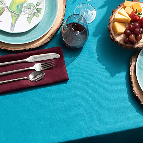 Gee Di Moda Rectangle Tablecloth - 60 X 102 Inch | Caribbean Rectangular Table Cloth For 6 Foot Table In Washable Polyester | Great For Buffet Table, Parties, Holiday Dinner, Wedding & Baby Shower #TOP1