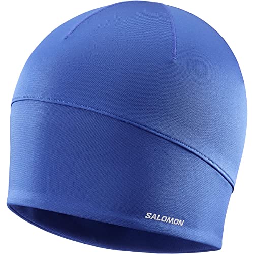 Photo de Salomon Active Bonnet Homme, Idéal pour les activités de l'hiver, le ski de fond, le snowboard, la Randonnée et Course à Pied, Deep Black