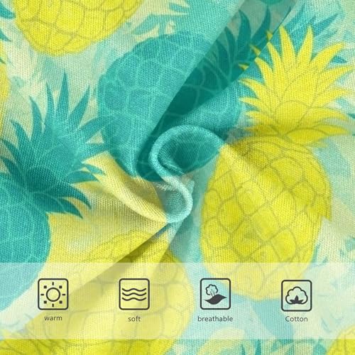 Yellow Pineapples Teal Watercolor Toddler Girls Underwear 2t Cotton Cute Panties Girl Animals Kids Undies Briefs3