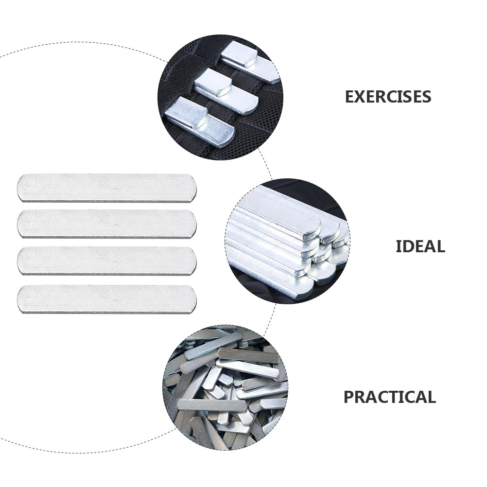 BESPORTBLE 16 Pezzi Piastra Portante Piastre Ponderate Per Il Fitness Allenamento Della Piastre Del Giubbotto Appesantite Gilet Ponderato Per Il Fitness Acciaio Riempitivo Gli Sport