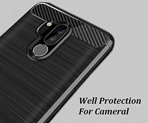 Image of Hybrid Carbon Fiber Back Case for LG G7 ThinQ (Black)