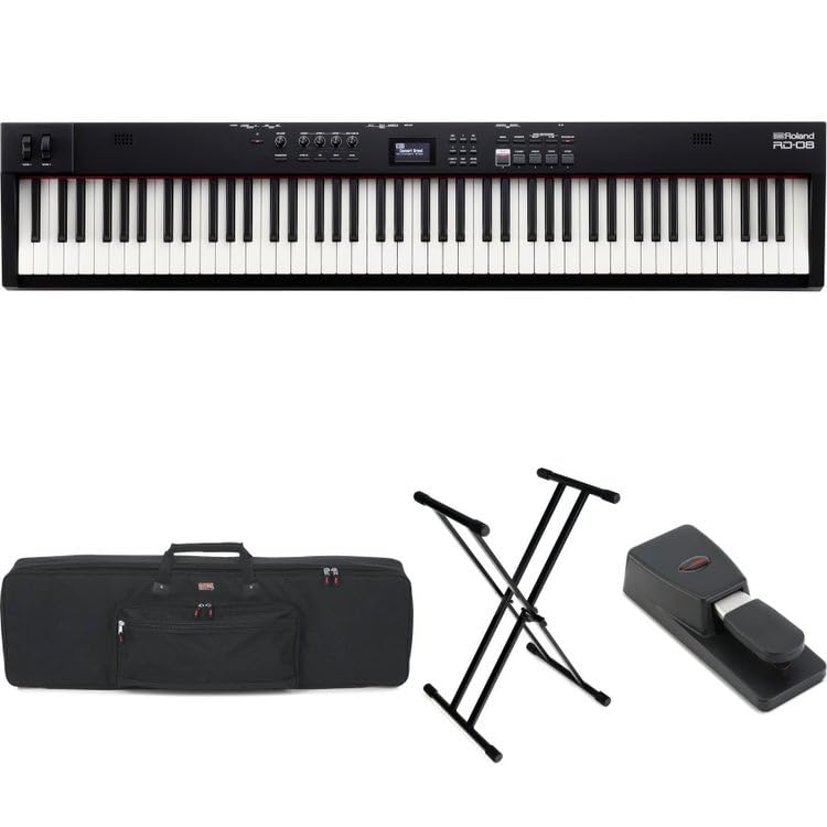 Amazon.com: Roland RD-08 88-key Digital Stage Piano Stage Bundle