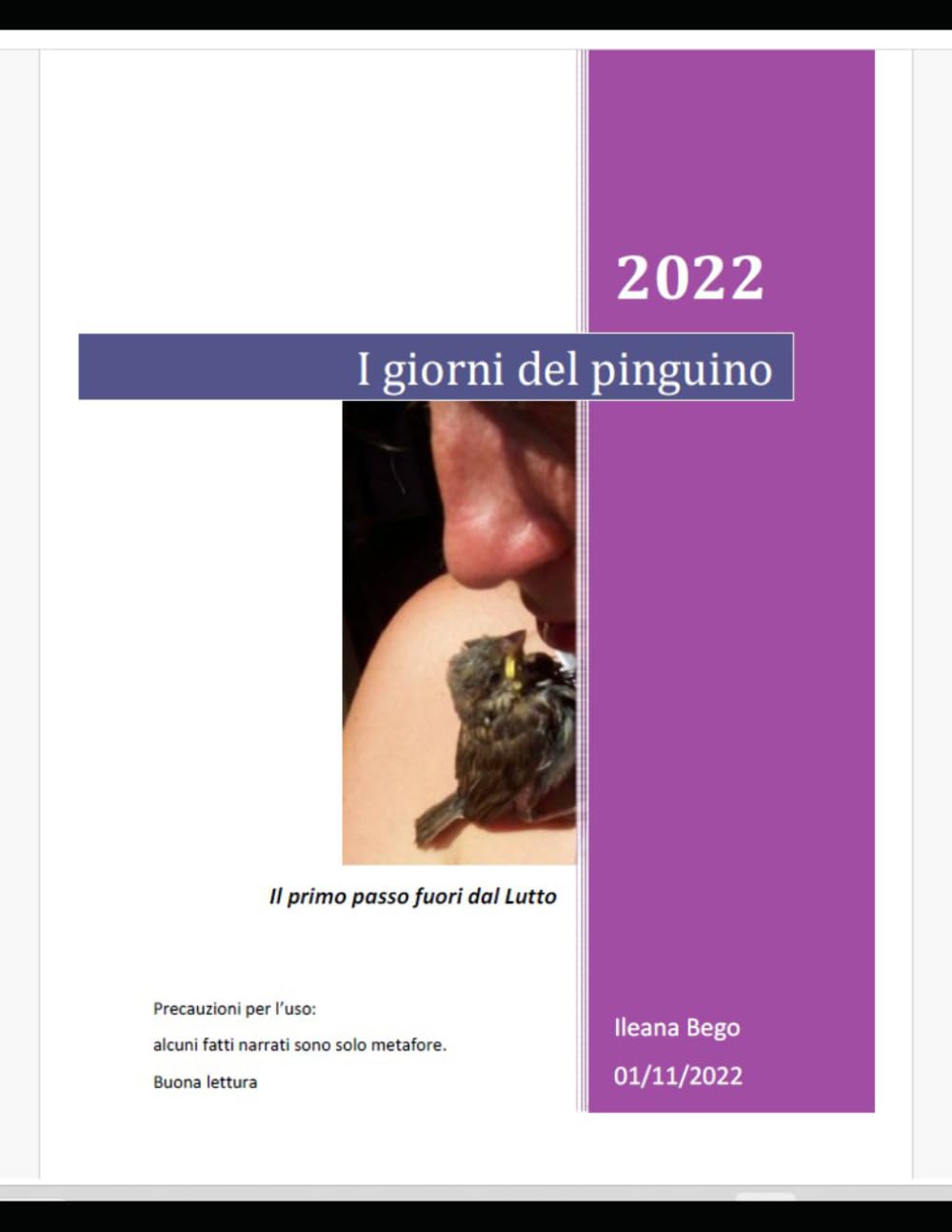 I giorni del pinguino: Il primo passo fuori dal lutto