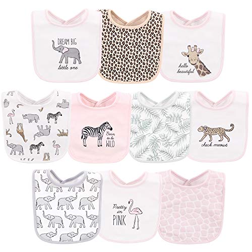Image of Hudson Baby Cotton Bibs