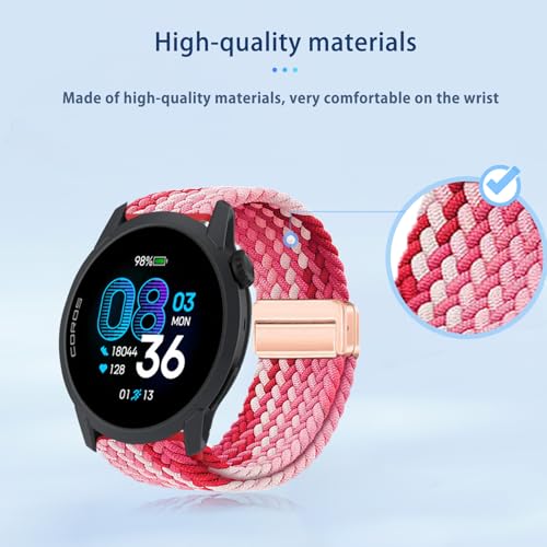 Correa de Nylon Ajustable para Reloj Coros PACE 4 miniatura 3