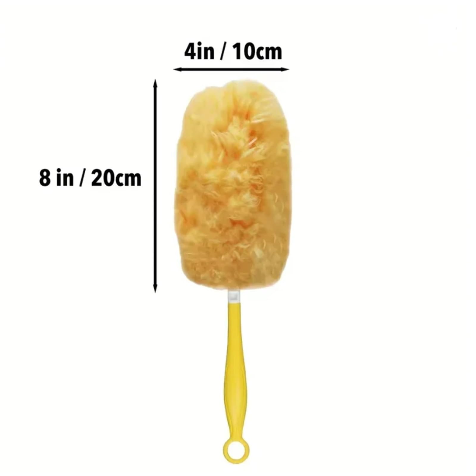 Plumero Atrapapolvo Precipitador electrostático de Doble Cara for la Tela araña y Mesa limpias del Polvo(1 handle30PCS)
