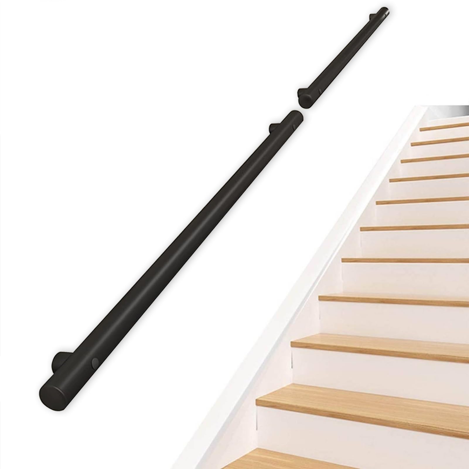 Kit de support de rampe d'escalier de 200 cm pour éviter les chutes