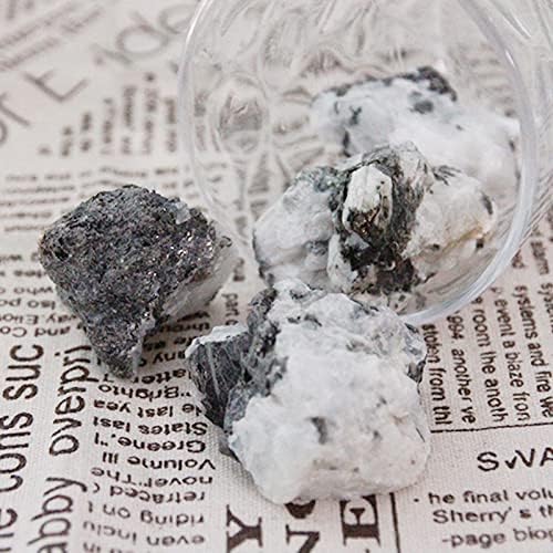 Miniatura 6 de Acxico Piedra cruda de piedra lunar arco iris 7.05 oz, piedra lunar rugosa del arco iris