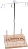 Thread Stand for Large Spools | Light Weight Thread Stand - Wood Spools Holder for Domestic Home-Base Embroidery and Sewing Machines