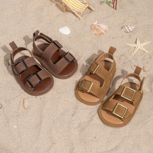 Infant Boys Girls Sandals Breathable Premium Baby Summer Outdoor Casual Beach Shoes Lightweight Toddler Flower Bowknot Anti Slip Rubber Sole Newborn Prewalker First Crib Shoes2