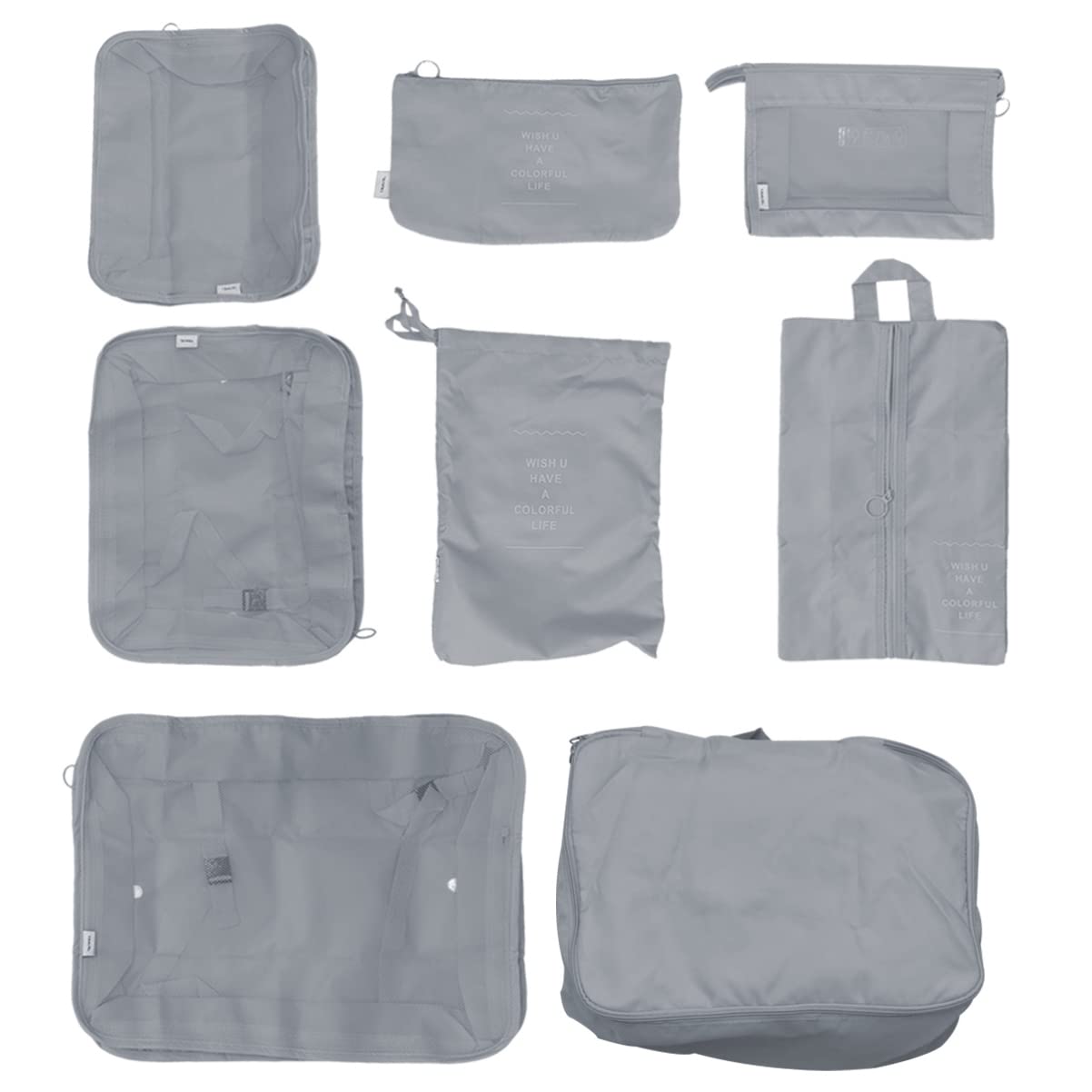 8pcs Set Shoe Bag for Travel Bags for Traveling Packing Shoes Bags for Travel Suitcase Packing Bags Luggage Organizer Luggage Travel Bag Kit Storage Bags Clothing Suite Variety