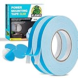KLEBIX 2 x Doppelseitiges Klebeband Schmal - Ultra Stark - 10 m x 9 mm + 4 x Doppelseitige Klebepads Extra Stark - Weiß - Schmales Doppelseitiges Klebeband für Innen- und geschützten Außenbereich