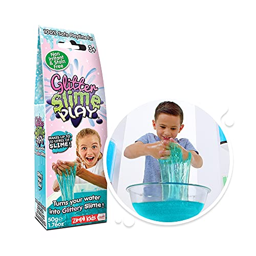 Zimpli Kids Glitter Slime Play - Polvos para hacer slime con purpurina,...
