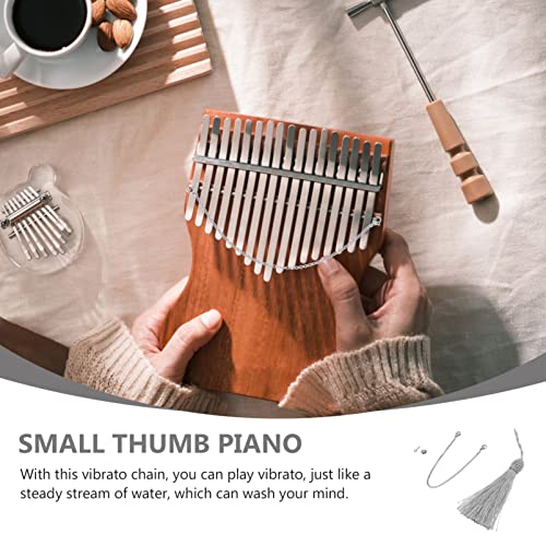 ARTIBETTER 2 Define Kalimba Piano Chain Finger Piano Pão Piano Som Performance Melhore Os Acessórios