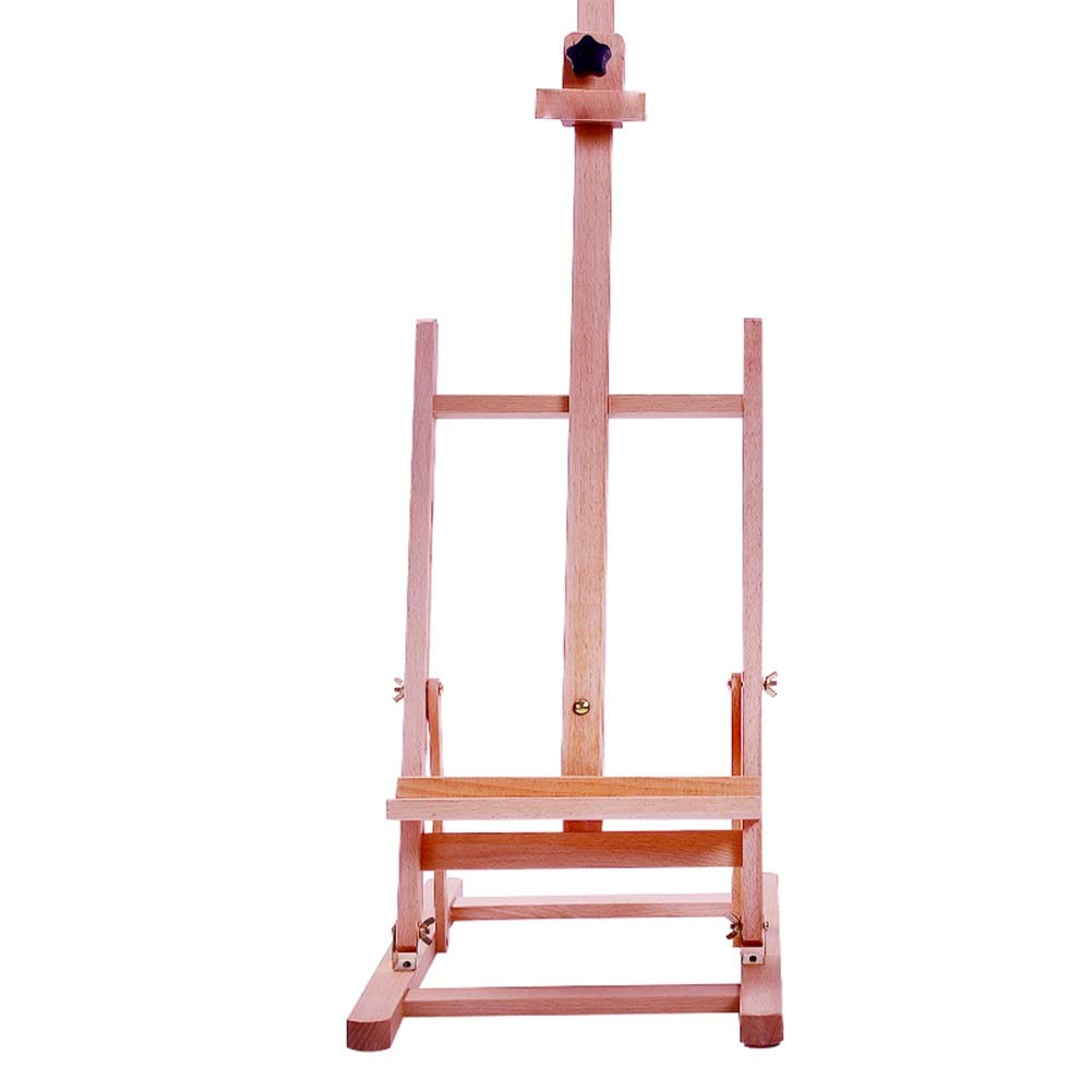 CWCQGH Easel Art Wood Table Easel Sketch Board Desktop Painting Easel Stand Display at Weddings Artists Craft Box (Easel+sketch Board S)