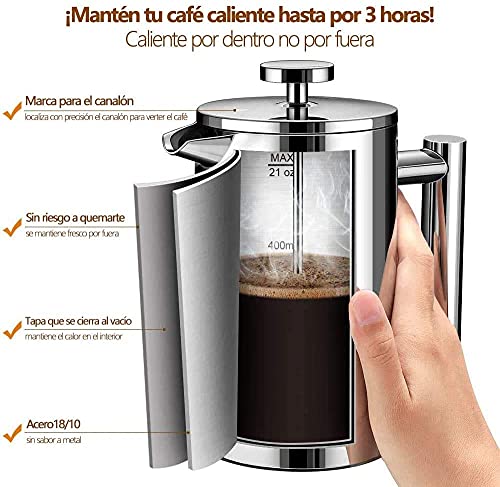 Catálogo para Comprar On-line Teteras de émbolo , listamos los 10 mejores. 23 Teteras de émbolo marca SANGKEE (2)