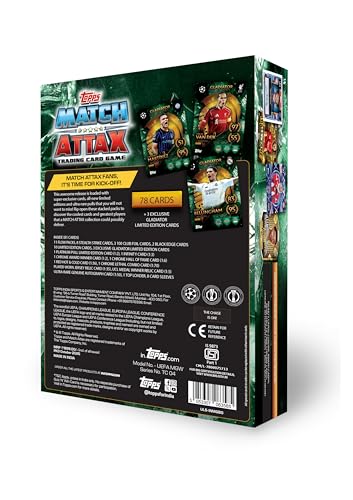 Image of Topps UEFA Champions League Match Attax 2025-26 Trading and Collectible Card Game (Mega Pack Gladiators - Warriors)