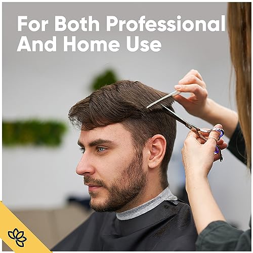 Image of Equinox Razor Edge Series Professional Hair Scissors - 6.5 inch Premium Japanese Stainless Steel Hair Cutting Scissors, Hair Shears, Hair Razors for Hair Cutting, Barber Accessories & Hair Salon Supplies