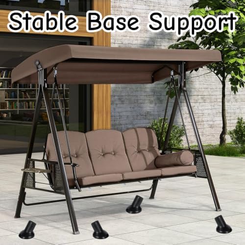 4 PCS Patio Swing Foot Cap Rubber Cover — view 4