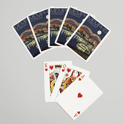 Mazo de 52 Cartas Póker Memphis Tennessee Noche miniatura 7
