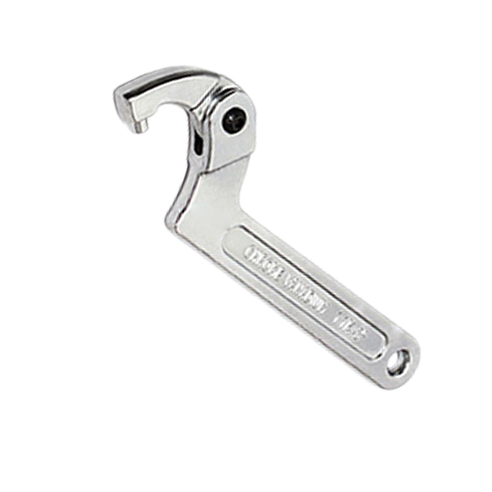 Oxxggkao Round Head Effective Steel Water Meter Tool Including Square/Round End Adjustable Hook Wrench For Tight Areas Spanner Water Meter