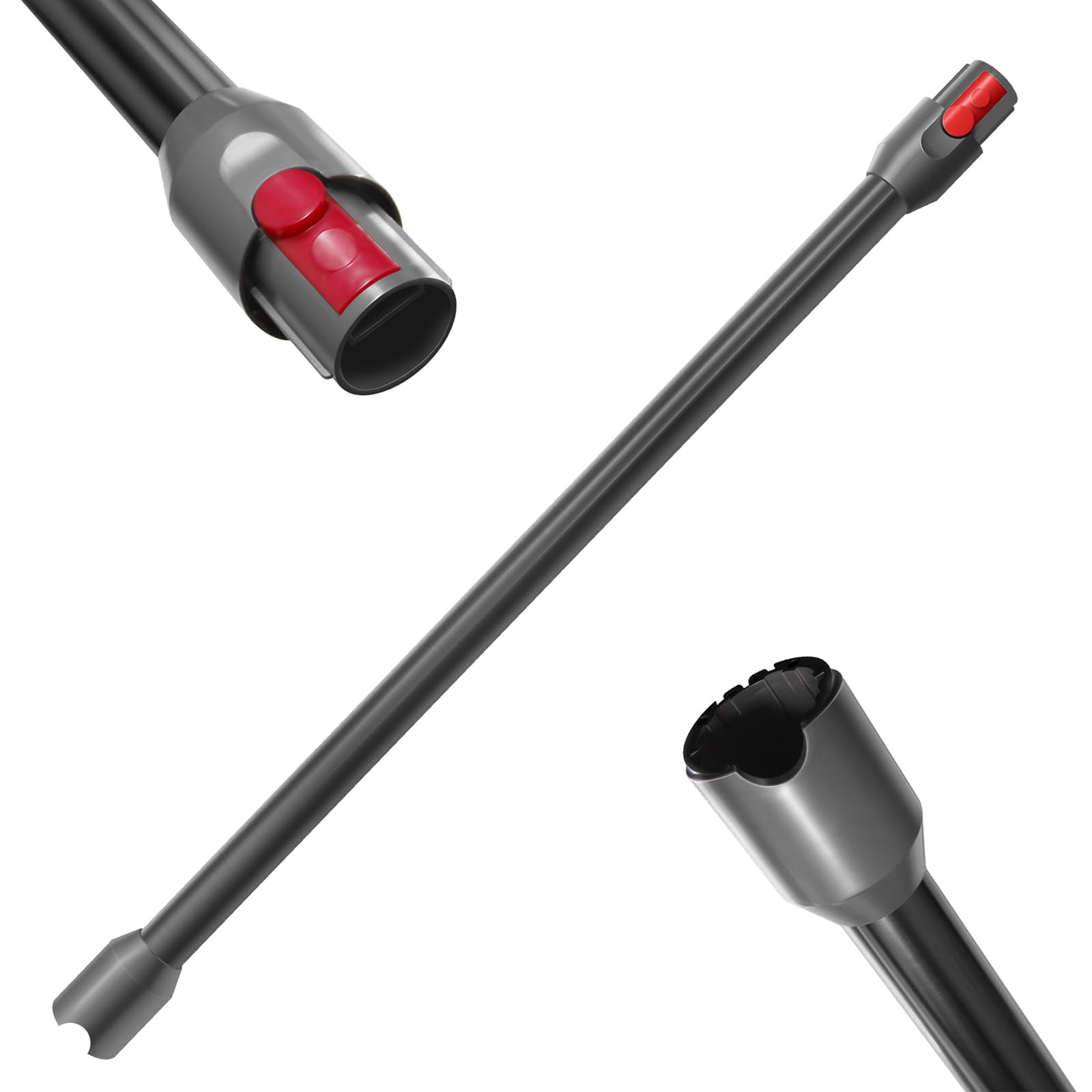 Replacement Wand Tube for Dyson V12 Detect Slim Cordless Stick, Replacement Attachments Quick Release Wand for Dyson V10 Digital Slim, Extension Vacuum Replacement Parts, 29 In (Gray)