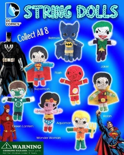 Muñecos en cuerda de superheroes set de 10 miniatura 3