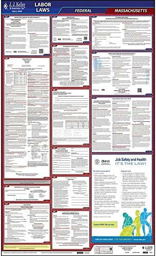 Amazon.com : Massachusetts and Federal Labor Law Poster (English, MA ...