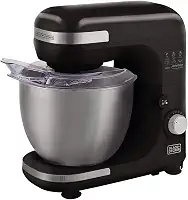 BLACK+DECKER Batedeira Planetária Orbitale, 8 velocidades, 5 Litros, Batedor em Inox, Potência 750W, Modelo PLAN2000PBR, 110V