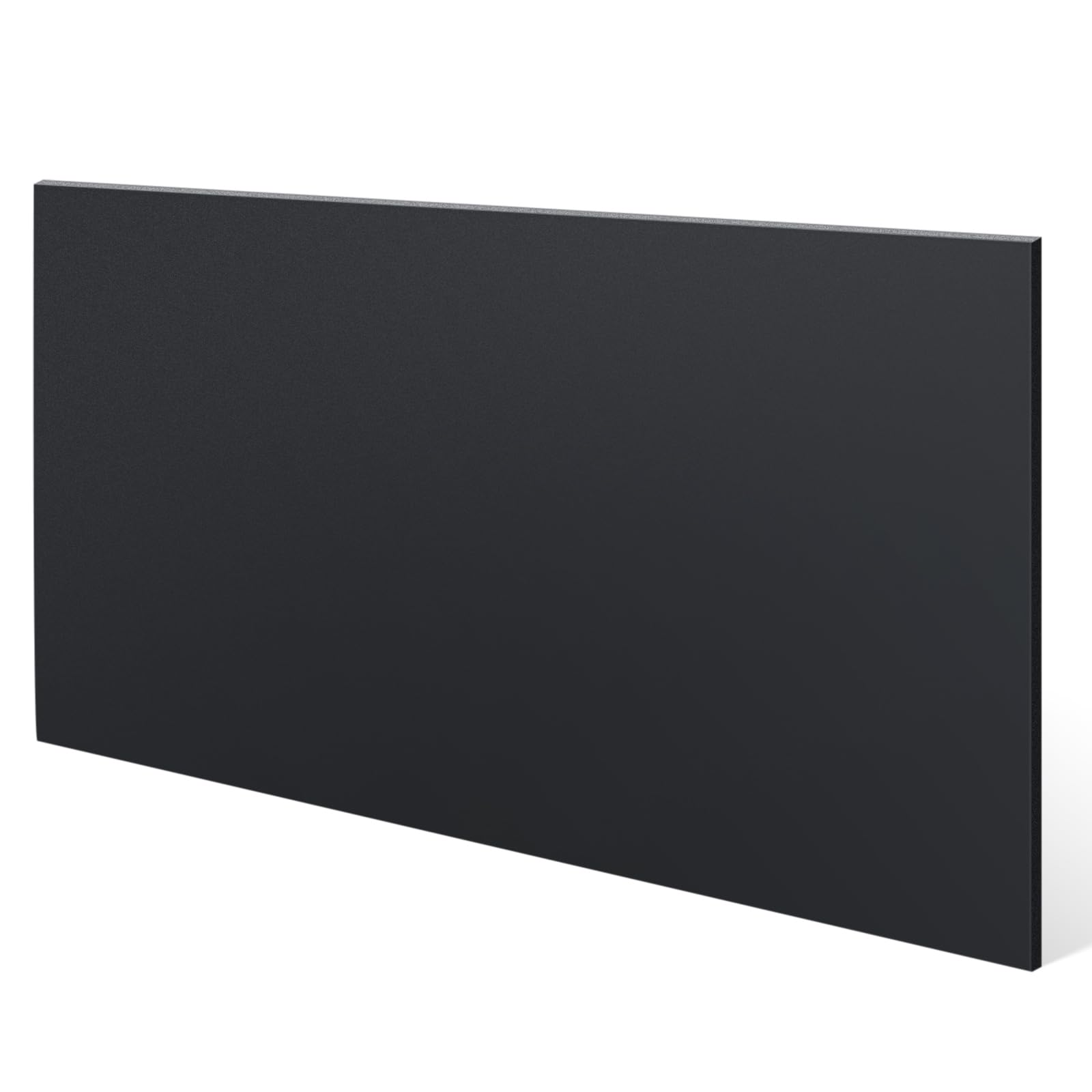 Sasylvia HDPE Sheet 1/2" Thick, HDPE Plastic Sheet Flexible High Density Polyethylene Board Solid Plastic Block for DIY Projects for Machining Home (1 Pcs,Black,24'' X 48'')