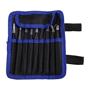 Vynetra Antistatisch Edelstahl ESD-Pinzetten-Set 9-teilig