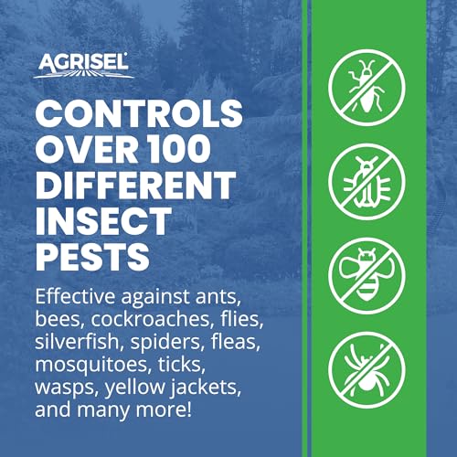Image of Agrisel Zone Plus Insect & Pest Control, Eco-Friendly, 32 Ounce | Broad Spectrum, for Indoor & Outdoor, Effective Against 100 Pests