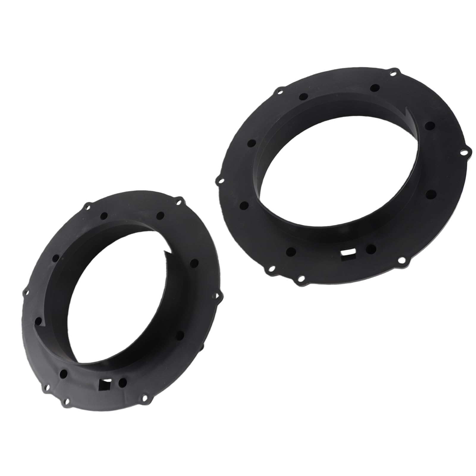 Anillos Adaptadores de Altavoz, Soporte de Montaje de Altavoces de Coche Antiarañazos 2 Piezas/Juego a Prueba de Polvo para Reemplazo de Coche para Puerta Delantera 2007-2011