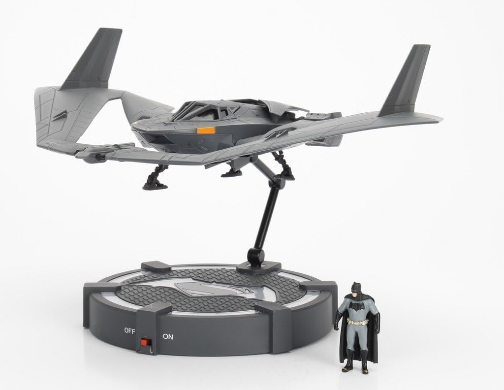 Jada BvS: Dawn of Justice Batwing with Batman Figure and Light up Base