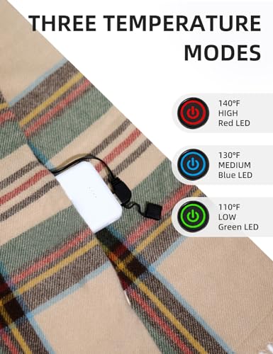 Rechargeable Electric Heated Neck Winter Scarf for Women3