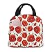 Kosz na posiłek kwiatowy wzór poppy kwiatowy torba na lunch dla kobiet dziewcząt dzieci zainsulatowany piknik pokrowiec termiczny chłodzący tote Bento Large Meal Prep Cute Bag Big Leakproof Soft Bags na lunch Box