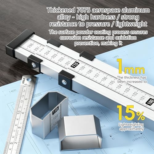 Mise en page de construction et dessin de précision via bâton télescopique - 4