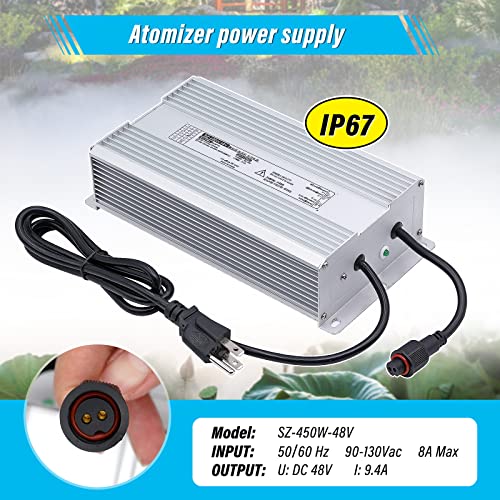 Khearpsl FOGGER 12 Heads Ultrasonic Fogger Pond Mister Fogger Atomizer Air Mist Humidifier For Water Fountain Pond Rockery Halloween Decoration thumb #4