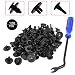 120 Pcs Push-Type Retainer Compatible Lexus Toyota Clips Nylon Bumper Fastener Clips Retainer Clips -Free Fastener Remover - Stronger Than Original 90467-07201 OEM
