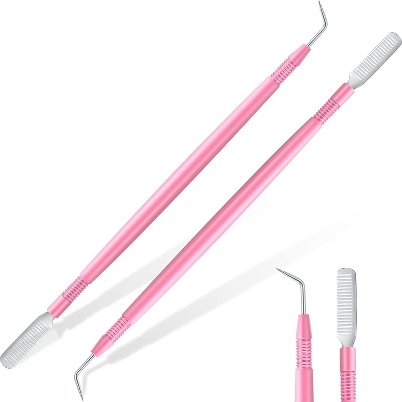 Chumia 2 Ferramentas 2 em 1 para Separação de Cílios, Rosa