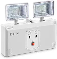 Luminária De Emergência 16w 6500k Tipo Bloco Bateria até 6 horas Luz Branca Fria