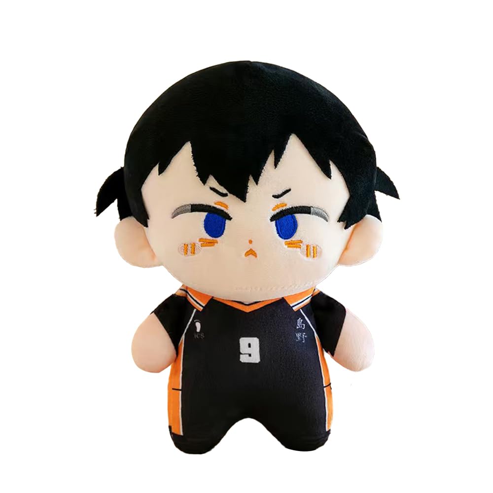 Zhongkaihua Haikyuu Tobio Kageyama Plush Figure Pillow 20CM Anime PP Cotton Cushion Soft Stuffed Furry Car Bag Keychain Home Sofa Decoration Pendant For Fans