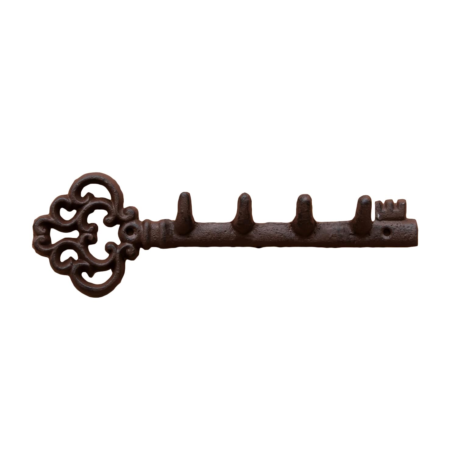 Darthome Cast Iron Key Shaped Storage Hooks Antique Wall Mounted Hanger Shabby Chic Coat Rack