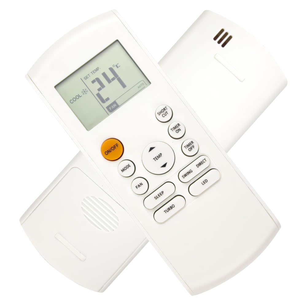 Telecomando Sostitutivo Midea RG57A4 Per Condizionatori, Pompa Di Calore E Inverter, Con Schermo LCD E Portata 10 M (pile AAA Non Incluse)