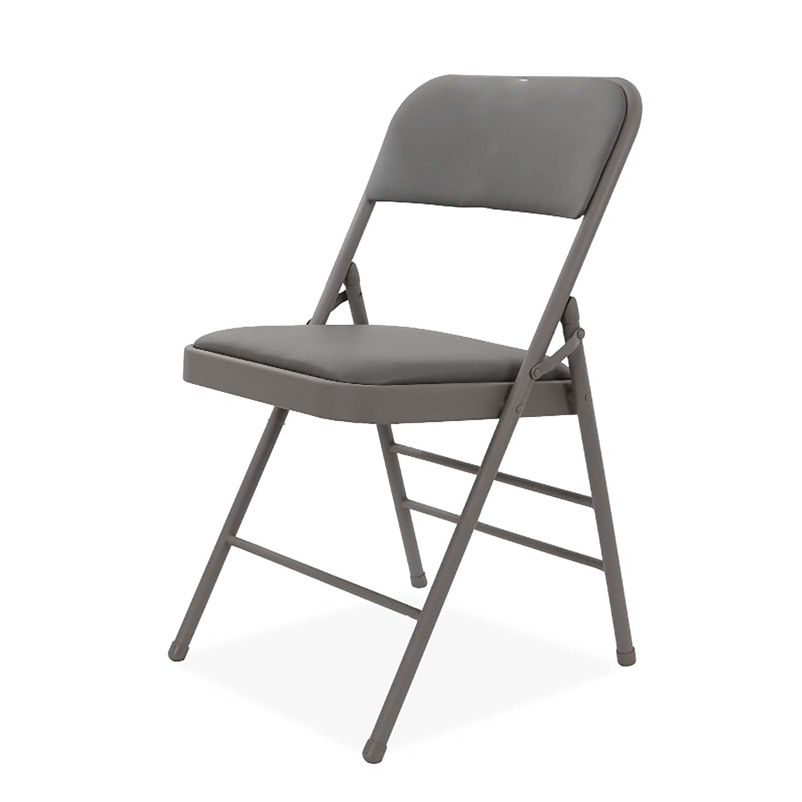 Foldaway Chair Garden Camping Folding Chair High-Back Folding Camping Chair Folding Chairs with Padded Seats for Home Desk Office Event Bedroom Extra Spare Guest Seating,Gray