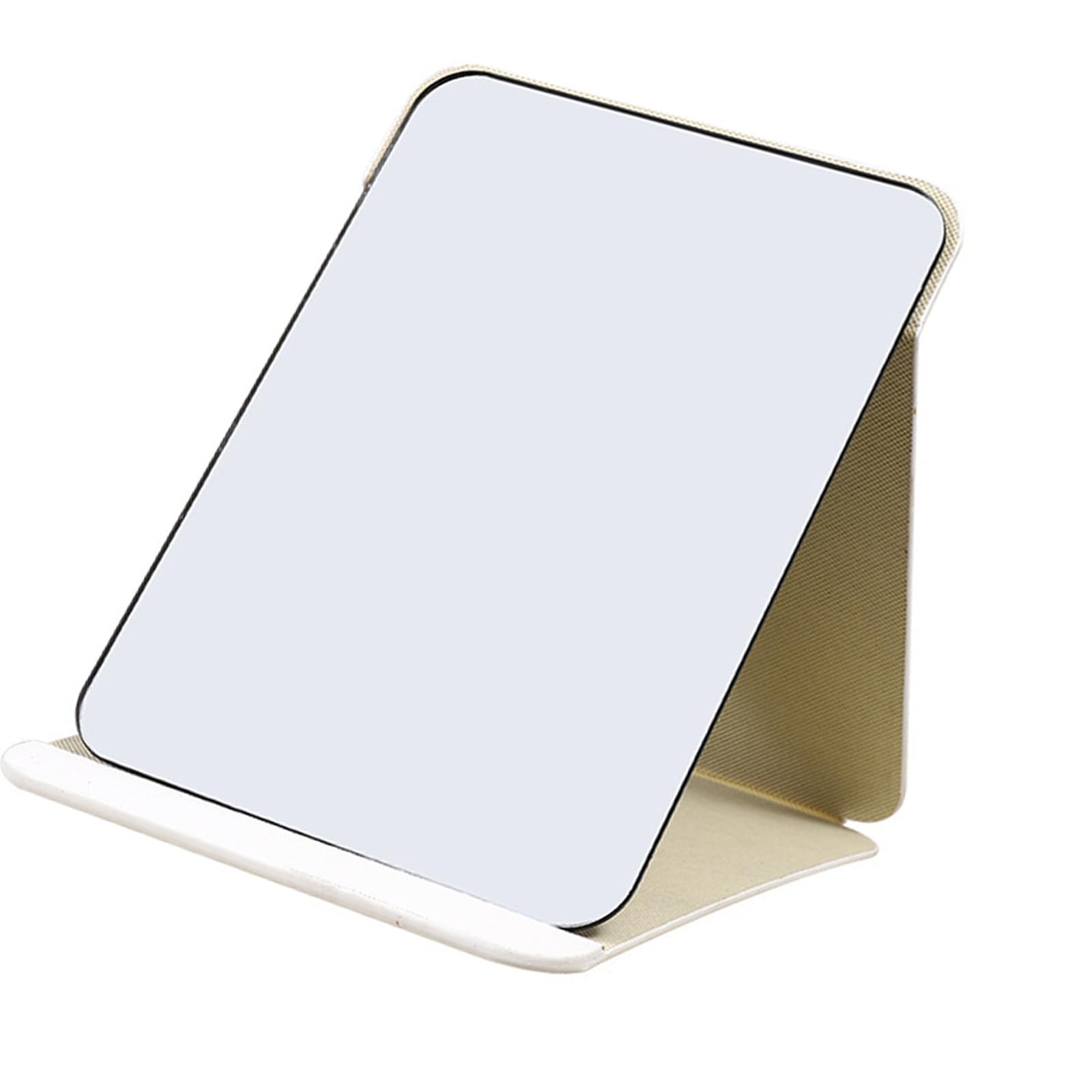 Tocador plegable con espejo portátil de mesa y tocador de pie para almacenamiento fácil
