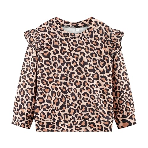 Image of Little Girls Outfits 2 Piece Toddler Long Sleeve Sweatshirt Leggings Pants Fall Winter Clothing Set 2-10 Years