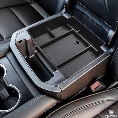 Runroad RR-8087-BK Center Console Organizer Tray Compatible With 2024-2021 Gmc Yukon/Chevy Tahoe/Suburban Accessories thumb #2
